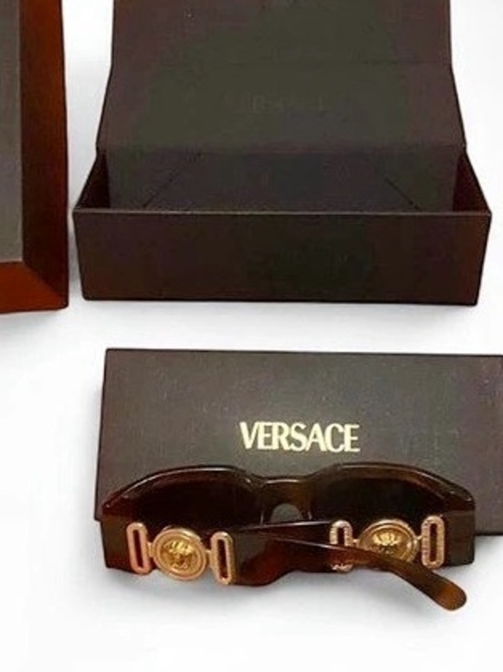 Versace VE4361 Medusa Biggie Sunglasses Brown & Gold